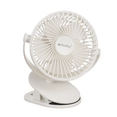 MG Clip brezžični namizni ventilator, belo