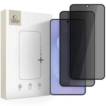Tech-protect Glass Spy 2x zaščitno steklo za Samsung Galaxy S25 Edge, črna