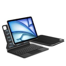 Tech-protect Smartcase Magnetic etui z tipkovnico za iPad Air 10.9'' 4-5gen 2020-2022 / 11'' 6-7gen 2024-2025, črna