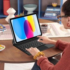 Tech-protect Smartcase Magnetic etui z tipkovnico za iPad 10.9'' 10gen 2022 / 11'' 11gen 2025, črna
