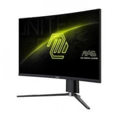 MSI Mag 27CQ6PF monitor, 27, WQHD, IPS, 180Hz, 0,5ms, ukrivljen, črn (9S6-3CD94M-034)