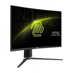 MSI Mag 27CQ6PF monitor, 27, WQHD, IPS, 180Hz, 0,5ms, ukrivljen, črn (9S6-3CD94M-034)