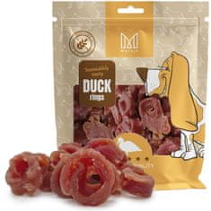 Mersjo Priboljšek za pse - Mersjo mehki suhi račji obročki 500g