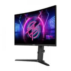 MSI Mag 275CQRXF monitor, 27, WQHD, IPS, 240Hz, 0,5ms, ukrivljen, črn (9S6-3CD04H-072)