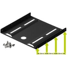Goobay 2,5'' HDD/SSD črni nosilec