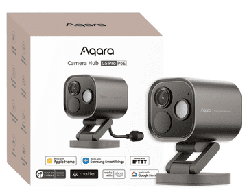 AQARA G5 Pro zunanji hub s kamero, PoE, siv