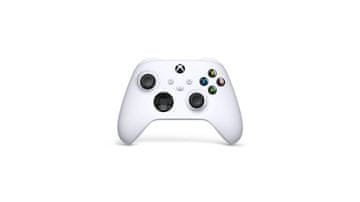 Microsoft Xbox kontroler, brezžični, bel (EP2-29923)