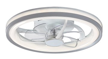 Rabalux stropna LED svetilka z ventilatorjem 40W IP20 3000/4000+6000K