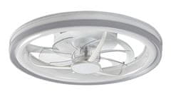Rabalux stropna LED svetilka z ventilatorjem 40W IP20 3000/4000+6000K