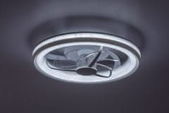 Rabalux stropna LED svetilka z ventilatorjem 40W IP20 3000/4000+6000K