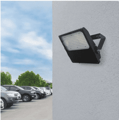 Emos ZS1100A LED reflektor Asimo Asymmetric, 100 W, NW, črn