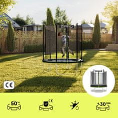 Zipro Trampolin Jump Pro 4ft 127cm z zunanjo varnostno mrežo