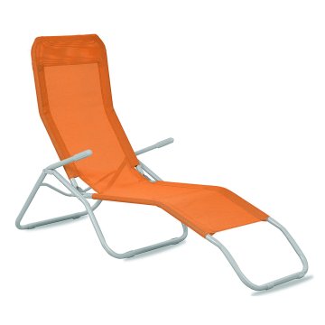Aga Vrtni ležalnik SIESTA Oranžna