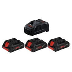 Bosch ZAČETNI KOMPLET PROCORE 18V 3*4,0AH + POLNILEC GAL 1880