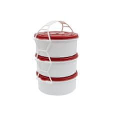 Plastični nosilec hrane 3x1l