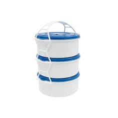 Plastični nosilec hrane 3x1l
