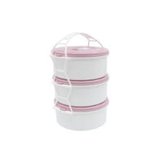 Plastični nosilec hrane 3x1l