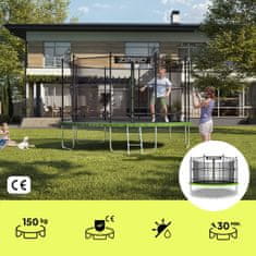 Zipro Trampolin Jump Pro 12ft 374cm z notranjo varnostno mrežo
