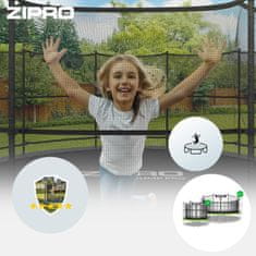 Zipro Trampolin Jump Pro 12ft 374cm z notranjo varnostno mrežo