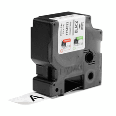 Dymo 1734523 RHINO permanentni poliester D1 XXL črno na belo 24mm x 5,5m, etiketa