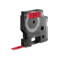 Dymo 40917 (S0720720) D1 črno na rdečo 9mm x 7m, etiketa
