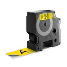 Dymo 53718 (S0720980) D1 črna na rumeno 24mm x 7m, etiketa