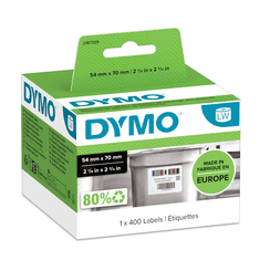 Dymo 2187329 papirnate etikete 70 mm x 54 mm, bele, kontrolne, za živila, 1 x 400 kosov
