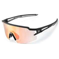 ROCKBROS 10179BK Polarized kolesarska očala, črna / oranžna