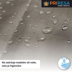 Priresa Zavesa za tuš GOLDEN 180x200 cm | Vodoodporna tekstilna kopalniška zavesa s potiskom + 12 plastičnih obročev
