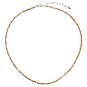 Evolution Group Ogrlica iz kroglic iz dimljenega kremena 42012.3 dimljeni kremen