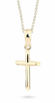 Cutie Jewellery Obesek iz rumenega zlata Križ Z8048-40-10-X-1
