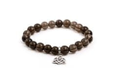 Zapestnica iz perlic iz rjavkasto rjavega KUNCA 95/17