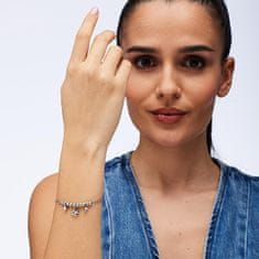 Brosway Jeklena zapestnica s srečnimi amuleti Chakra BHKB265