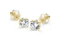 Cutie Diamonds Diamantni uhani iz rumenega zlata z briljantami DZ60188-30-00-X-1