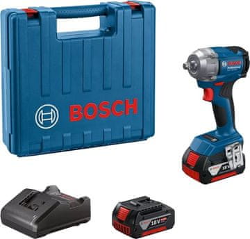 Bosch AKUMULATORSKI UDARNI KLJUČ 1/2'' GDS 18V-350 2*4.0AH