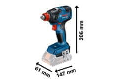 Bosch AKUMULATORSKI UDARNI KLJUČ GDX 18V-200 2*4,0AH