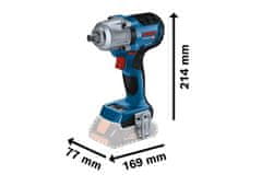Bosch AKUMULATORSKI UDARNI KLJUČ 1/2'' GDS 18V-450PC 2*4.0AH