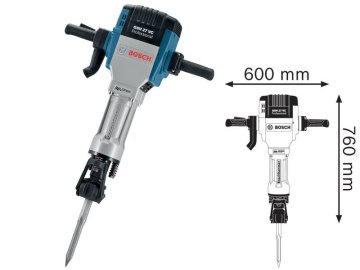 Bosch ŠESTILOŽNO VRTLJIVO KLADIVO GSH27VC 2000W HEX 28MM