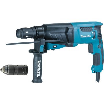 shumee SDS+ KLADIVO 800 W, 26 MM + HITRO ZAMENLJIVA VPENJALNA GLAVNA 194079-2 - M HR2630T