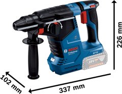 Bosch AKUMULATORSKO VRTLJIVO KLADIVO SDS+ GBH 187-LI 0*AH
