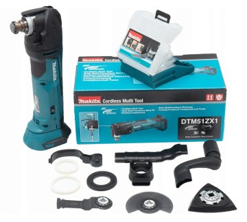 Makita 18V AKUMULATORSKO VEČNAMENSKO ORODJE Z DODATKI