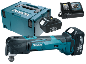 Makita AKUMULATORSKO VEČNAMENSKO ORODJE Z DODATKI. 18V 2*3,0AH