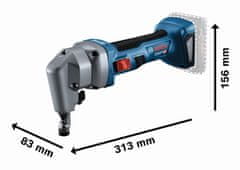 Bosch AKUMULATORSKE ŠKARJE ZA PLOČEVINO GNA 18V-16 E 0*AH