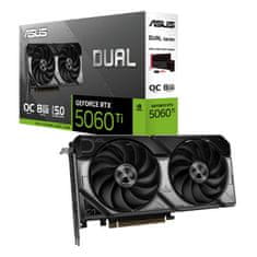 ASUS Dual GeForce RTX 5060 Ti OC grafična kartica, 8GB, GDDR7 (DUAL-RTX5060TI-O16G)