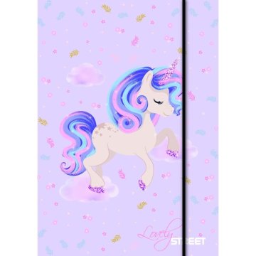 VSE ZA ŠOLO Mapa z elastiko a4 1cm street unicorn