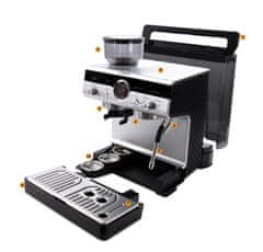 Krups Precision+ ročni kavni aparat z mlinčkom (XP801T10)