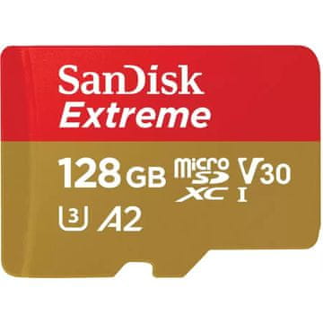 SanDisk Professional KARTICA 128GB Extreme microSDXC 190MB/s +Adpater