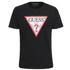 Guess Majice črna L Original Logo