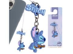 Disney Disney Stitch Modra ključavnica za telefon, obesek, obesek za ključe 
