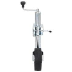 Vidaxl Podporno kolo za prikolico z deljeno objemko 60 mm jeklo